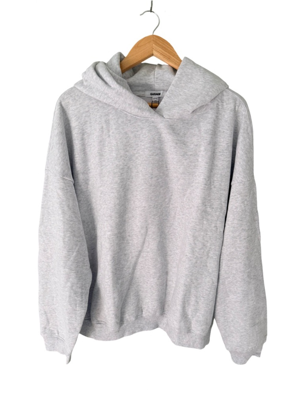 Garage UltraFleece Grey Pullover Hoodie Sweatshirt NWT Size L/XL - Picture 4 of 7